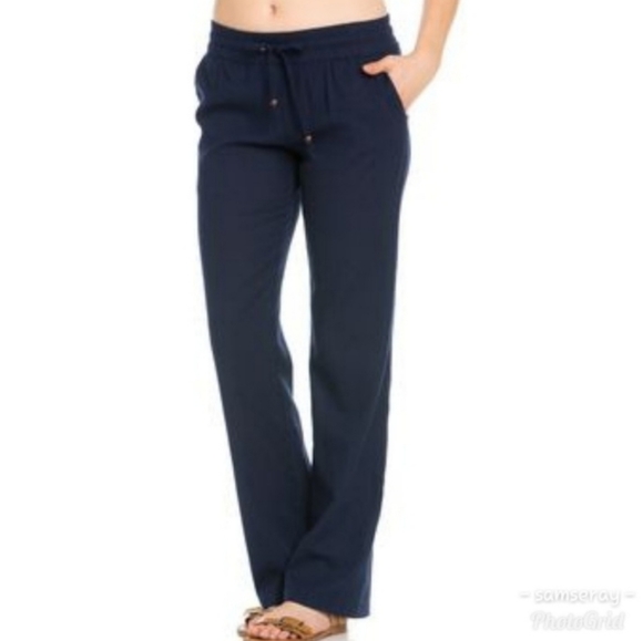 Crown & Ivy Easy Linen Pants - Picture 1 of 4